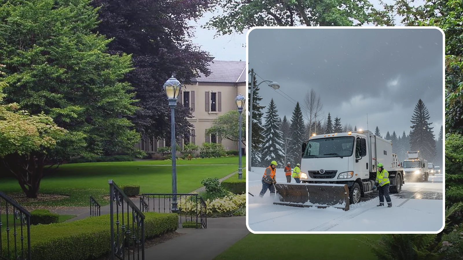 Emergency Commercial Snow Removal in Woodinville, King County, WA - Get rapid, on-call snow and ice response when an unexpected storm threatens to shut down your commercial property.