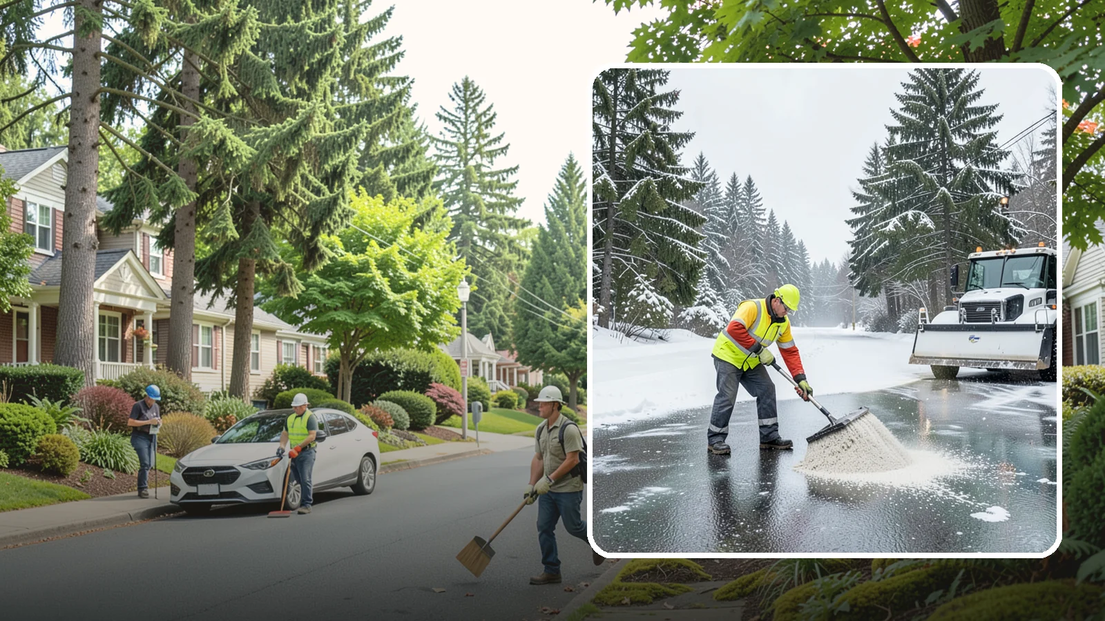 Emergency Deicing in Beaux Arts Village, King County, WA - We respond fast across Western Washington to treat icy lots, walks, and entrances when a freeze turns your surfaces into a slip...