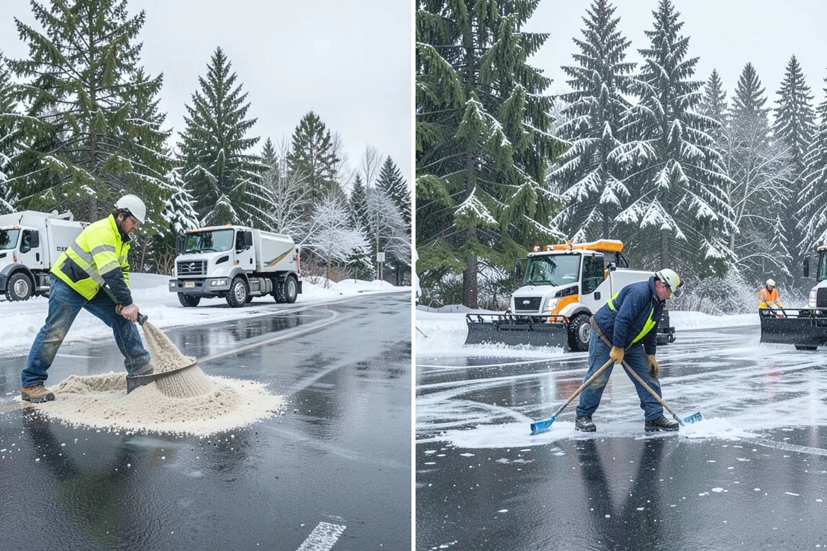 Emergency Deicing in Beaux Arts Village, King County, WA - Confirm the icy areas and current conditions by phone