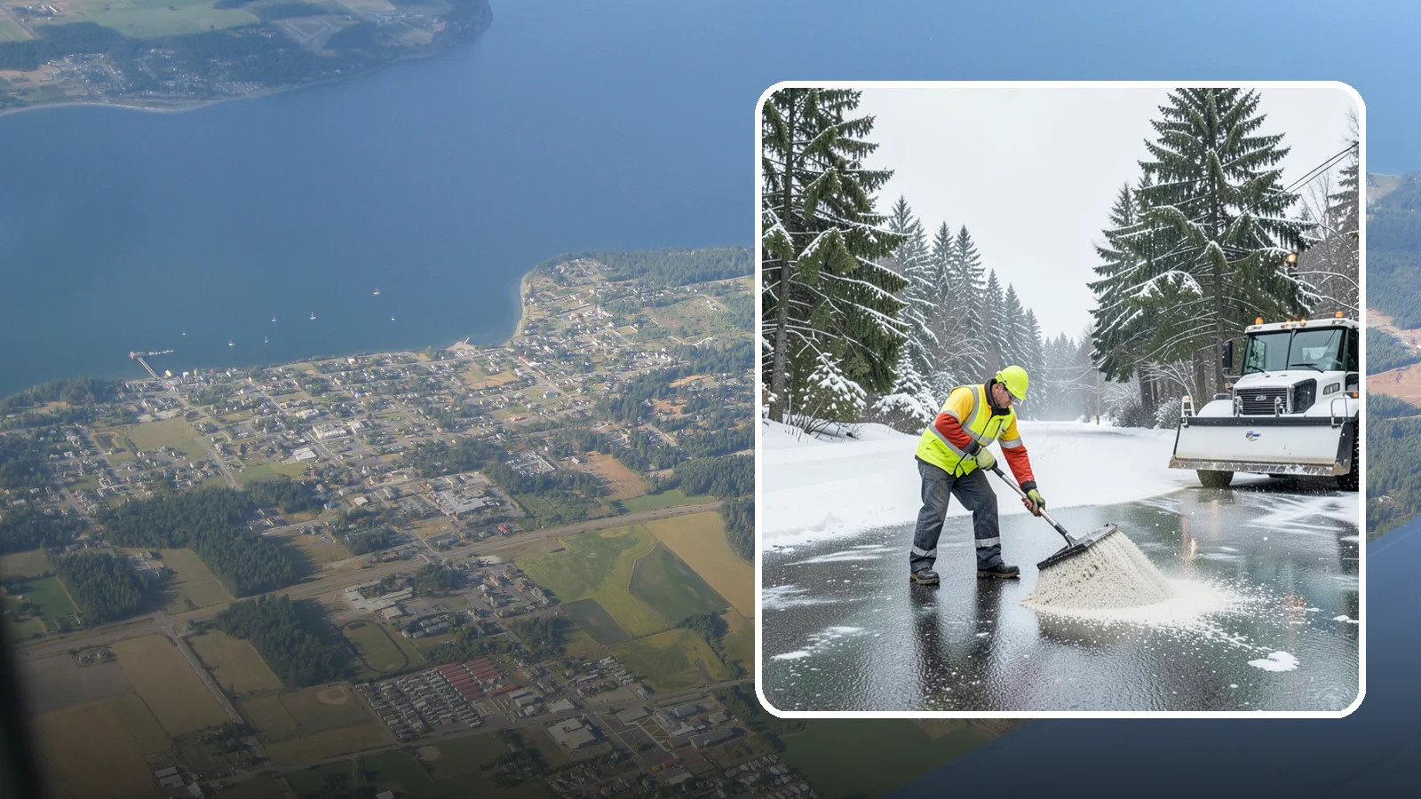 Emergency Deicing in Coupeville, Island County, WA - We respond fast across Western Washington to treat icy lots, walks, and entrances when a freeze turns your surfaces into a slip...