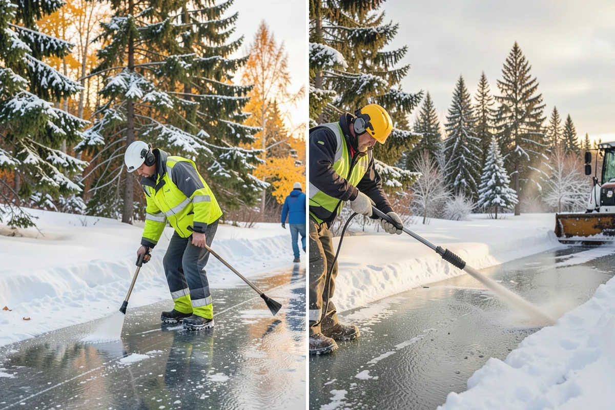 Emergency Deicing in Des Moines, King County, WA - Confirm the icy areas and current conditions by phone