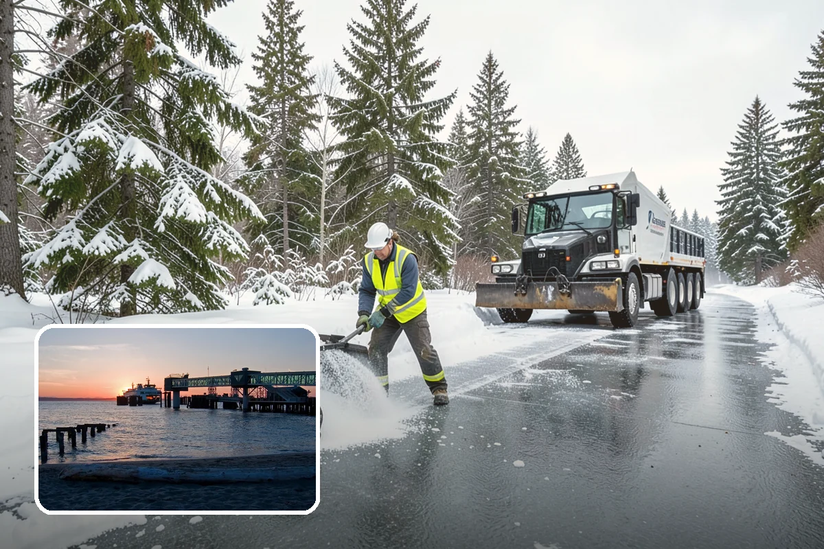 Emergency Deicing in Edmonds, Snohomish County, WA - Rapid response to sudden ice and freeze events