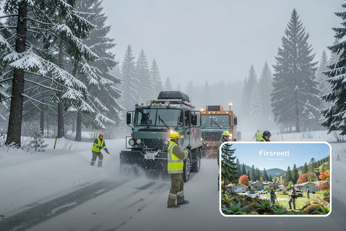 Emergency Deicing in Fircrest, Pierce County, WA - Rapid response to sudden ice and freeze events