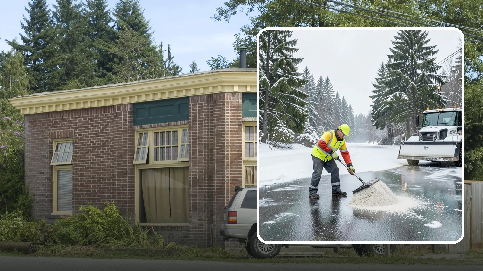 Emergency Deicing in Hamilton, Skagit County, WA - We respond fast across Western Washington to treat icy lots, walks, and entrances when a freeze turns your surfaces into a slip...