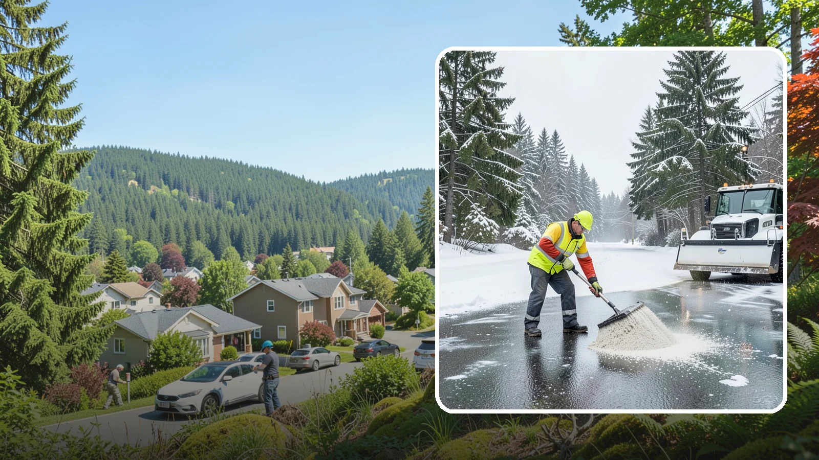 Emergency Deicing in Index, Snohomish County, WA - We respond fast across Western Washington to treat icy lots, walks, and entrances when a freeze turns your surfaces into a slip...