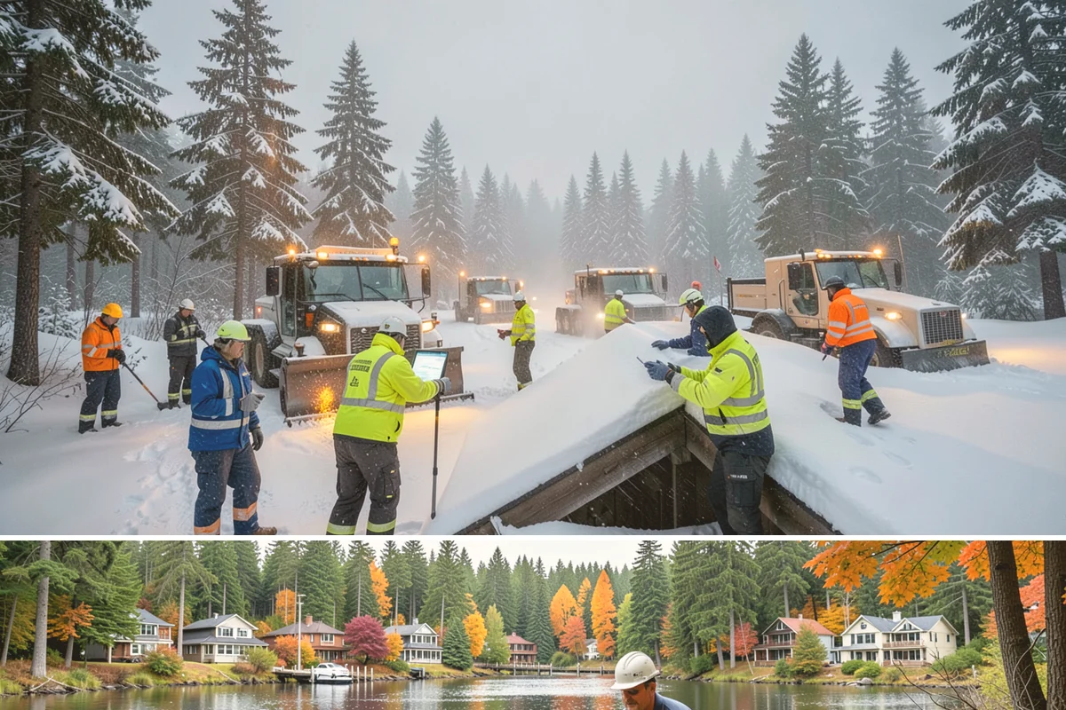Emergency Deicing in La Conner, Skagit County, WA - Emergency deicing is available throughout winter whenever freeze-thaw conditions glaze surfaces, most often from November through...