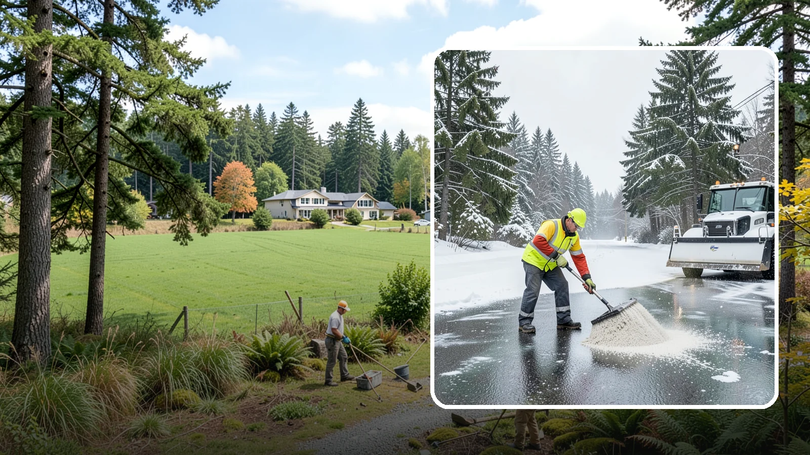 Emergency Deicing in Lyman, Skagit County, WA - We respond fast across Western Washington to treat icy lots, walks, and entrances when a freeze turns your surfaces into a slip...