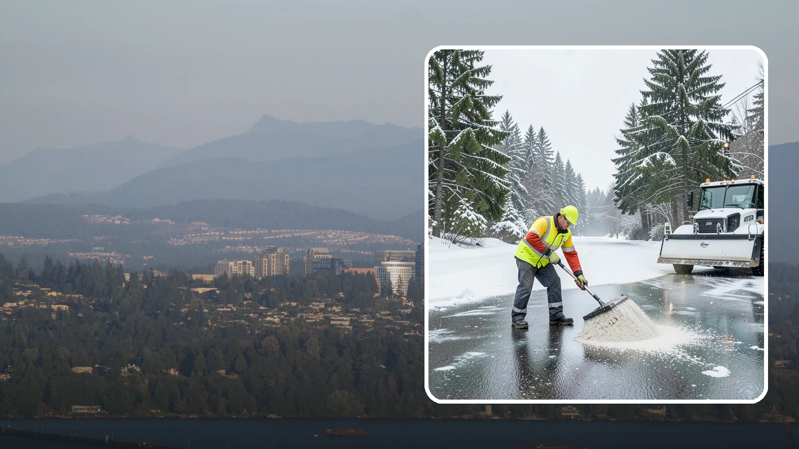 Emergency Deicing in Medina, King County, WA - We respond fast across Western Washington to treat icy lots, walks, and entrances when a freeze turns your surfaces into a slip...