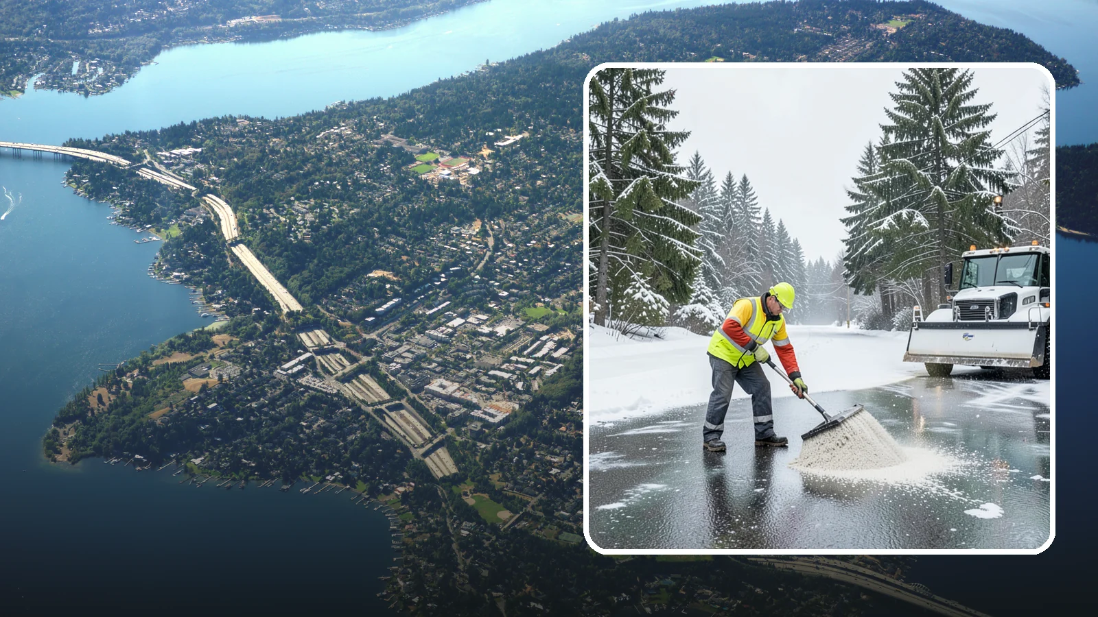 Emergency Deicing in Mercer Island, King County, WA - We respond fast across Western Washington to treat icy lots, walks, and entrances when a freeze turns your surfaces into a slip...