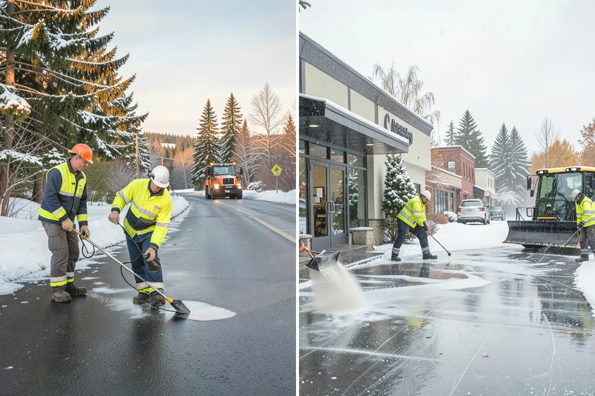 Emergency Deicing in Monroe, Snohomish County, WA - Confirm the icy areas and current conditions by phone