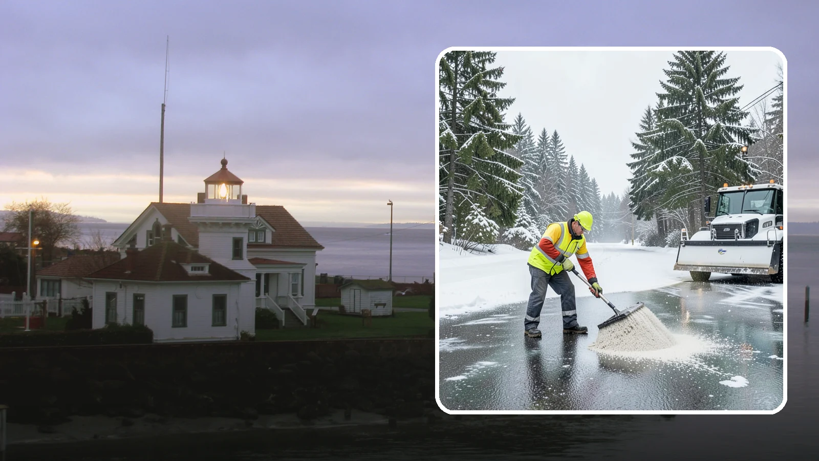 Emergency Deicing in Mukilteo, Snohomish County, WA - We respond fast across Western Washington to treat icy lots, walks, and entrances when a freeze turns your surfaces into a slip...
