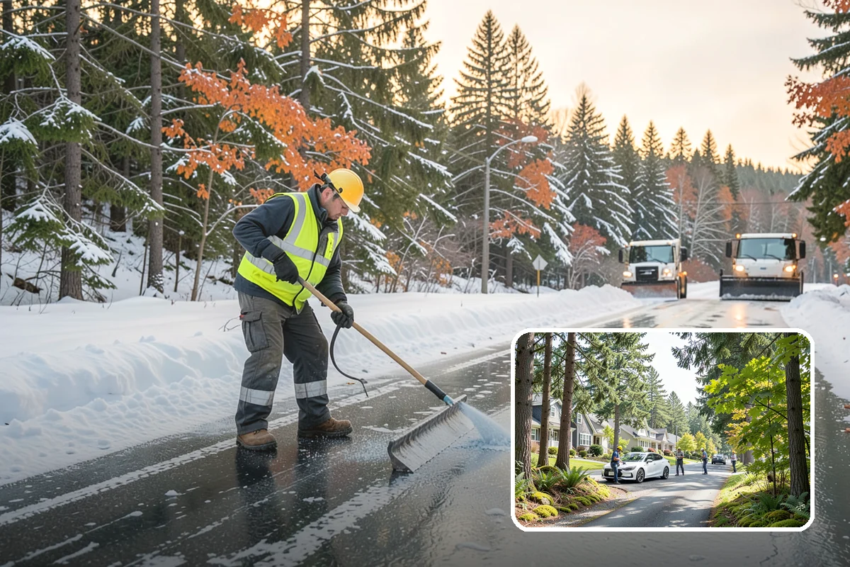 Emergency Deicing in Normandy Park, King County, WA - Rapid response to sudden ice and freeze events