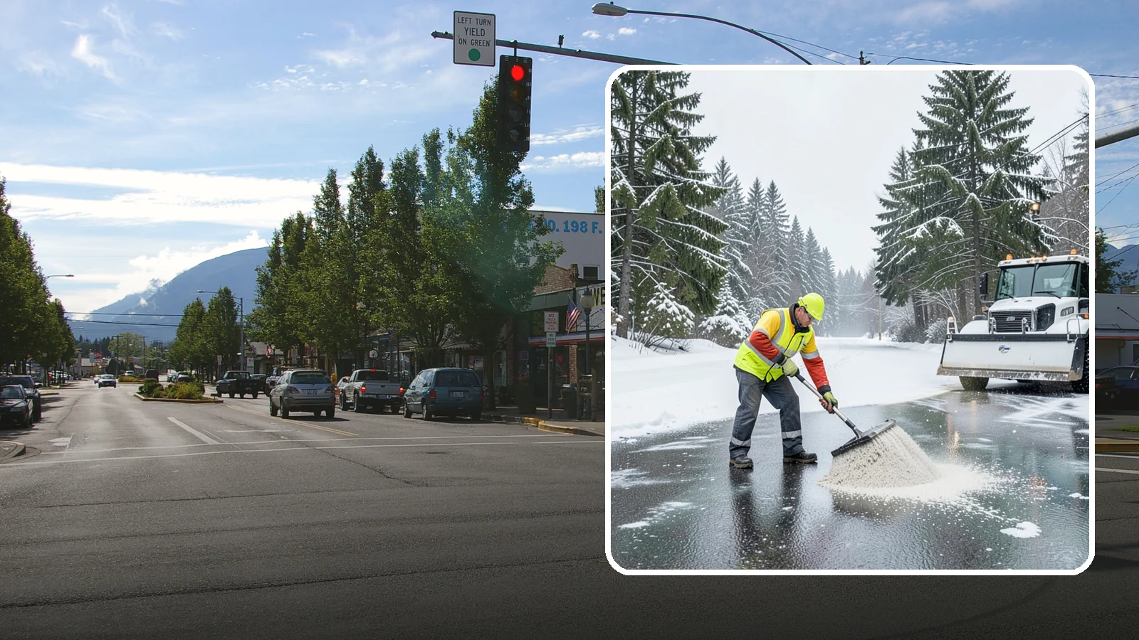 Emergency Deicing in North Bend, King County, WA - We respond fast across Western Washington to treat icy lots, walks, and entrances when a freeze turns your surfaces into a slip...