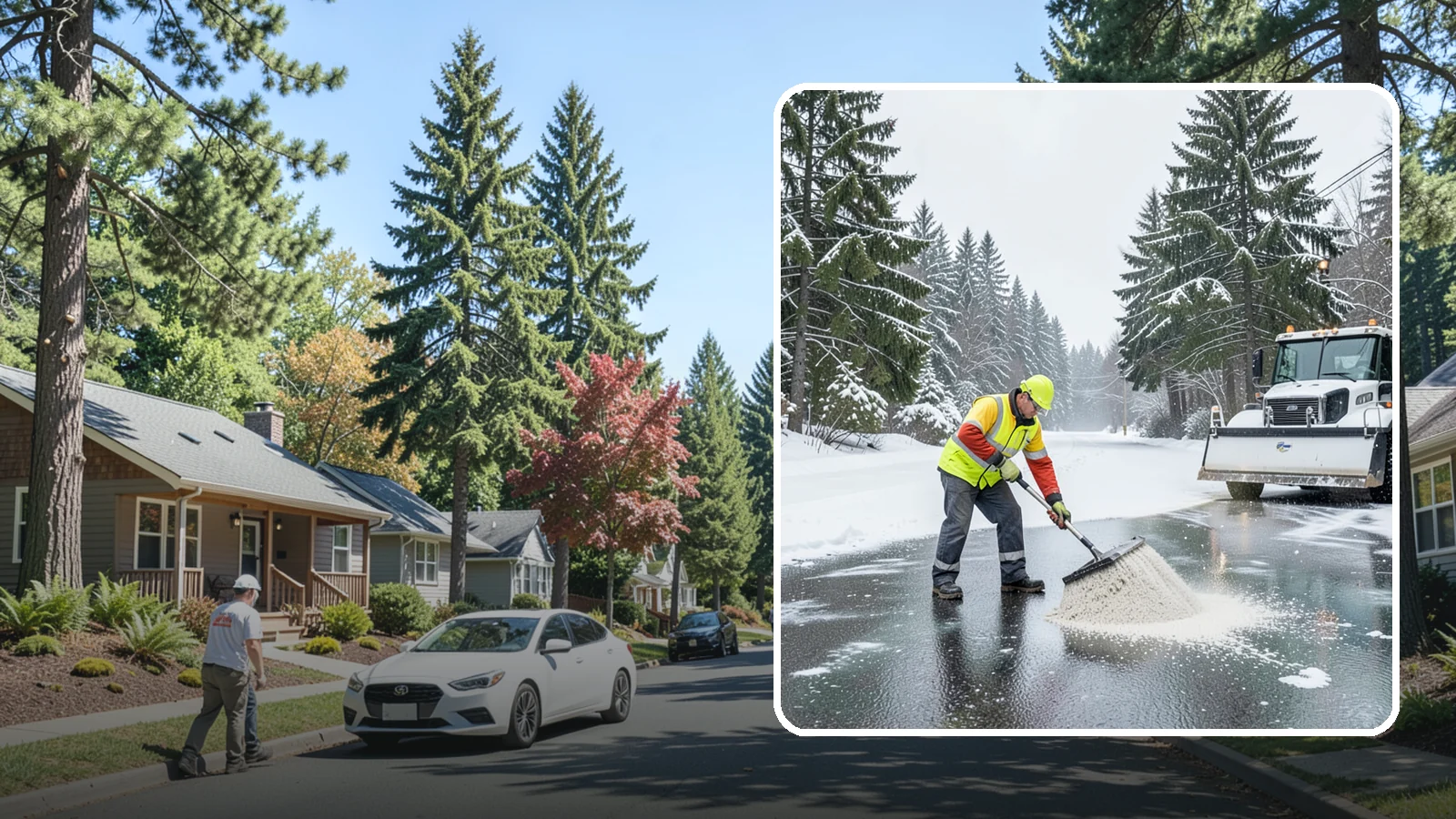 Emergency Deicing in Orting, Pierce County, WA - We respond fast across Western Washington to treat icy lots, walks, and entrances when a freeze turns your surfaces into a slip...