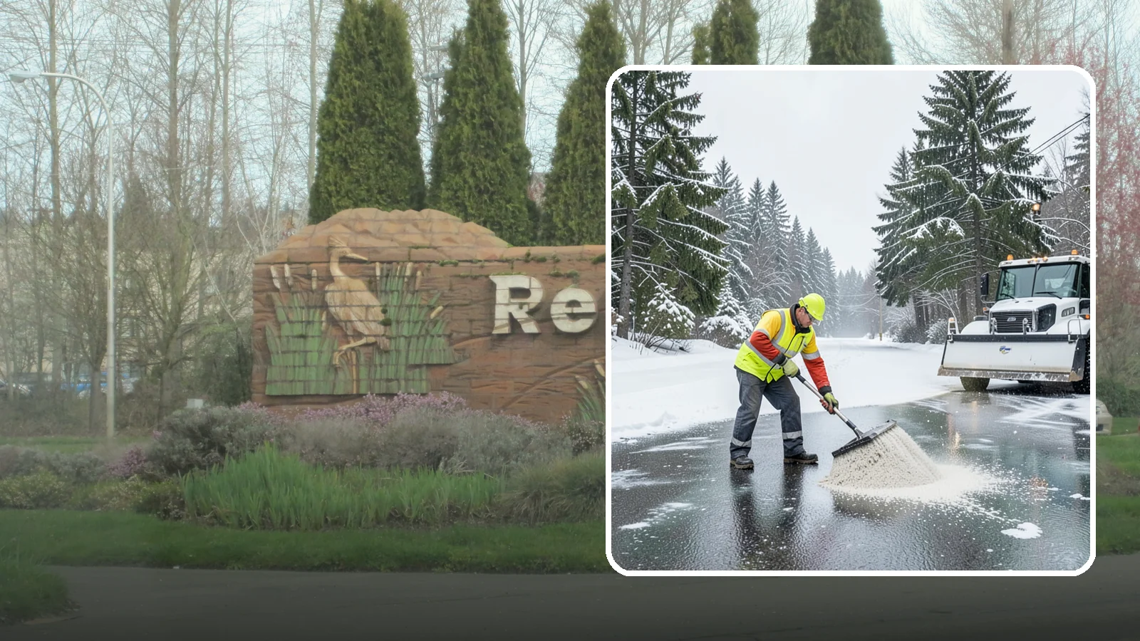 Emergency Deicing in Renton, King County, WA - We respond fast across Western Washington to treat icy lots, walks, and entrances when a freeze turns your surfaces into a slip...