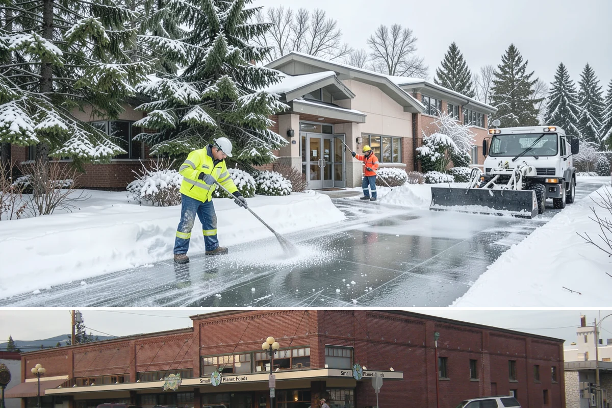 Emergency Deicing in Sedro-Woolley, Skagit County, WA - Emergency deicing is available throughout winter whenever freeze-thaw conditions glaze surfaces, most often from November through...