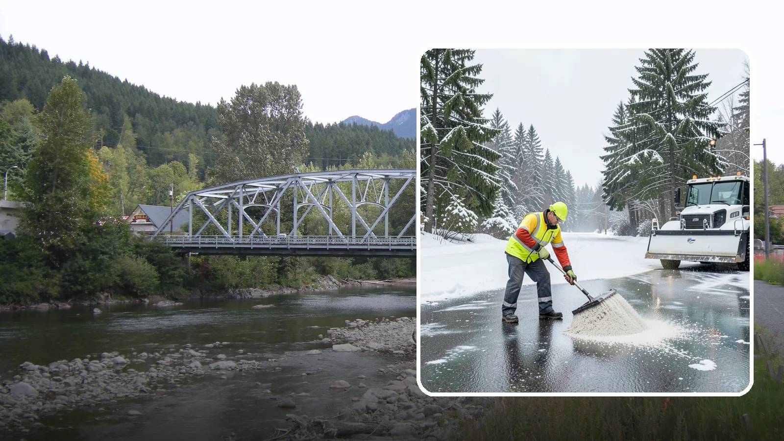 Emergency Deicing in Skykomish, King County, WA - We respond fast across Western Washington to treat icy lots, walks, and entrances when a freeze turns your surfaces into a slip...