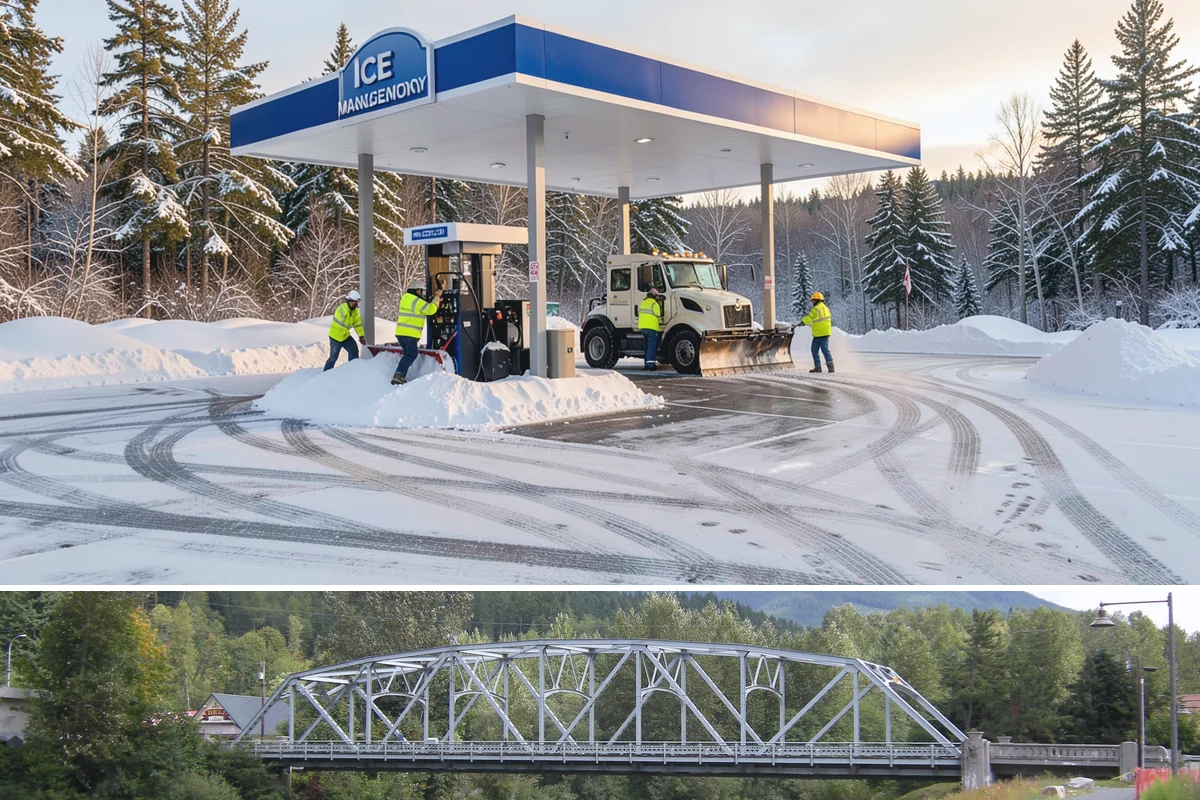 Emergency Deicing in Skykomish, King County, WA - Emergency deicing is available throughout winter whenever freeze-thaw conditions glaze surfaces, most often from November through...