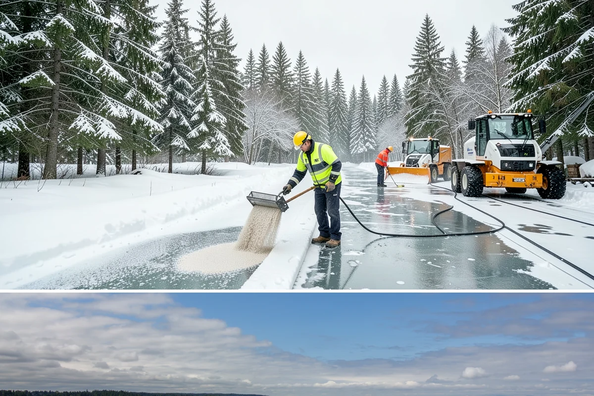 Emergency Deicing in University Place, Pierce County, WA - Emergency deicing is available throughout winter whenever freeze-thaw conditions glaze surfaces, most often from November through...