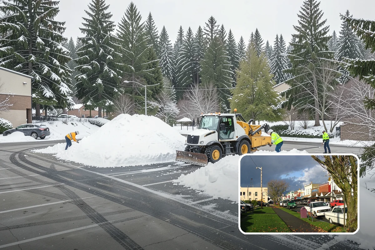 Emergency Driveway Clearing in Arlington, Snohomish County, WA - Short-notice clearing to free trapped vehicles