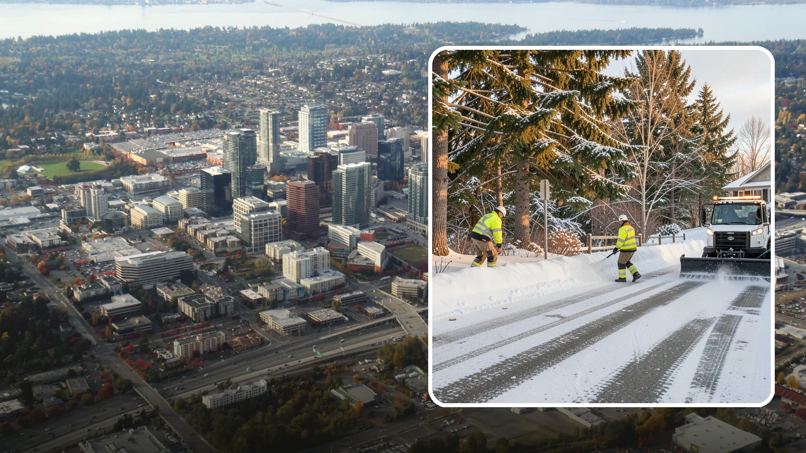 Emergency Driveway Clearing in Bellevue, King County, WA - We clear snowed-in driveways across Western Washington on short notice so you can get your vehicle out when a storm traps you at...