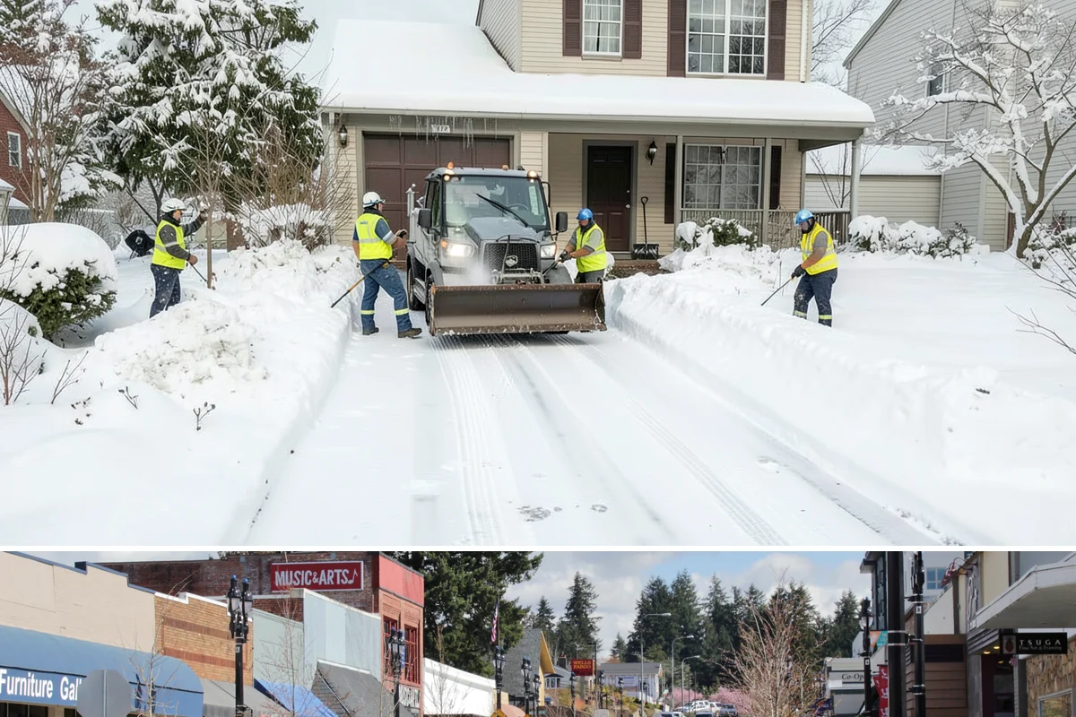 Emergency Driveway Clearing in Bothell, King County, WA - Emergency driveway clearing is available all winter, with heaviest demand during overnight lowland snow events from late fall...