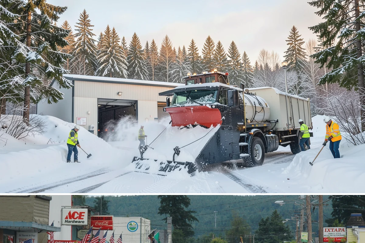 Emergency Driveway Clearing in Carnation, King County, WA - Emergency driveway clearing is available all winter, with heaviest demand during overnight lowland snow events from late fall...