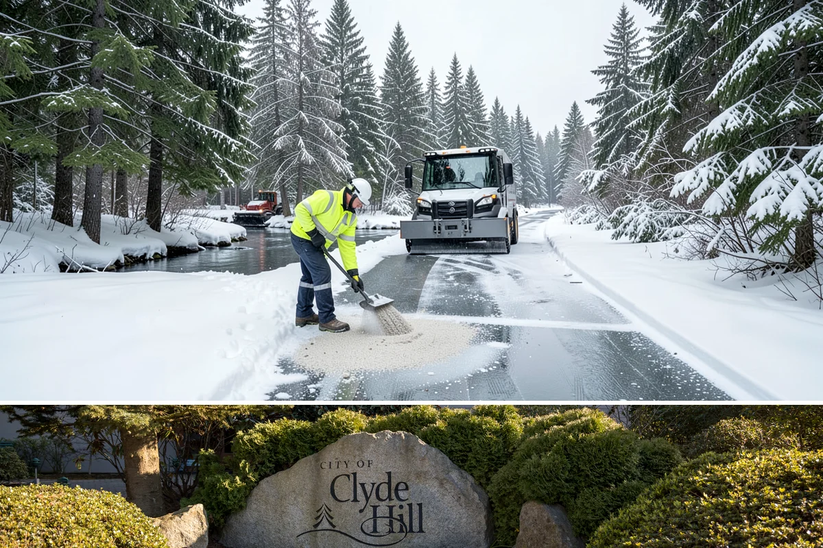 Emergency Driveway Clearing in Clyde Hill, King County, WA - Emergency driveway clearing is available all winter, with heaviest demand during overnight lowland snow events from late fall...