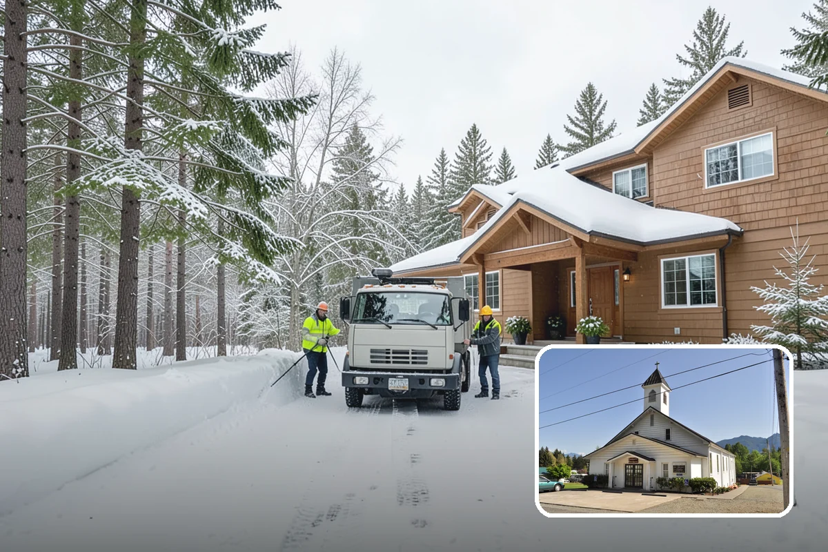 Emergency Driveway Clearing in Concrete, Skagit County, WA - Short-notice clearing to free trapped vehicles