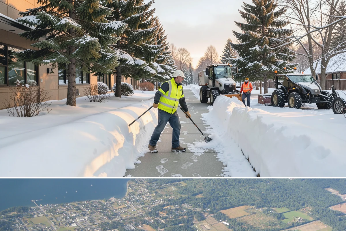 Emergency Driveway Clearing in Coupeville, Island County, WA - Emergency driveway clearing is available all winter, with heaviest demand during overnight lowland snow events from late fall...