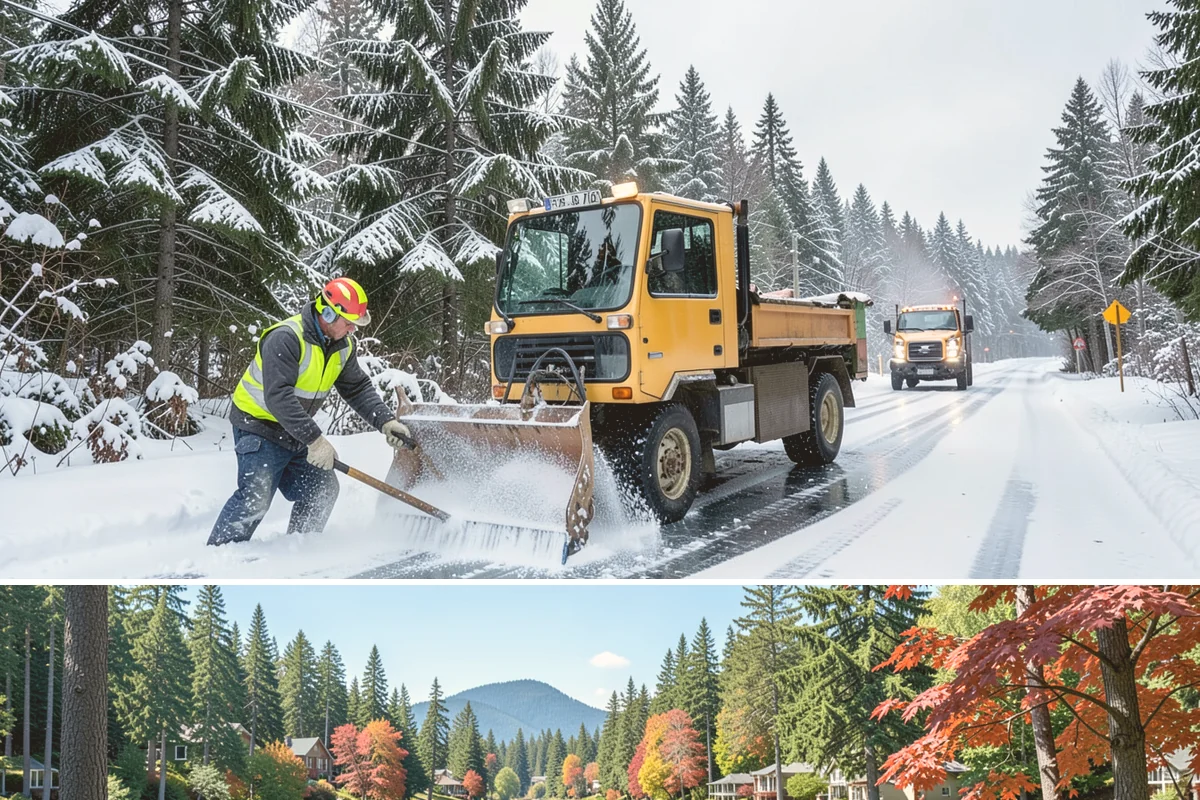Emergency Driveway Clearing in Covington, King County, WA - Emergency driveway clearing is available all winter, with heaviest demand during overnight lowland snow events from late fall...