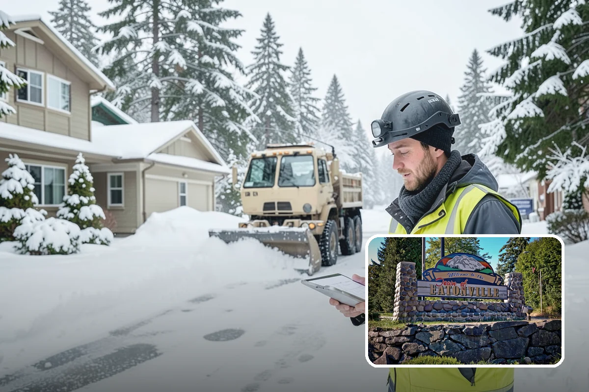 Emergency Driveway Clearing in Eatonville, Pierce County, WA - Short-notice clearing to free trapped vehicles