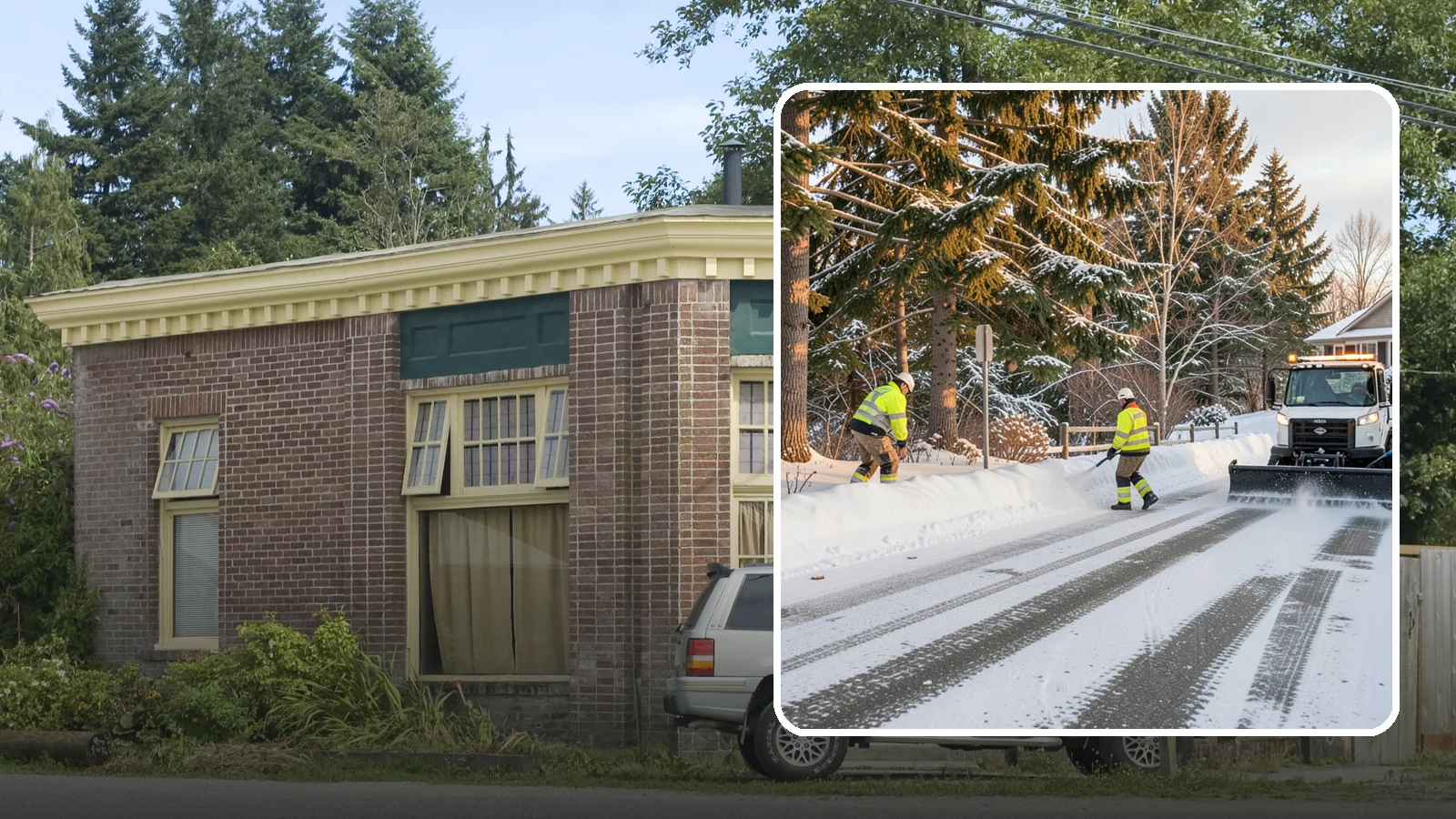 Emergency Driveway Clearing in Hamilton, Skagit County, WA - We clear snowed-in driveways across Western Washington on short notice so you can get your vehicle out when a storm traps you at...