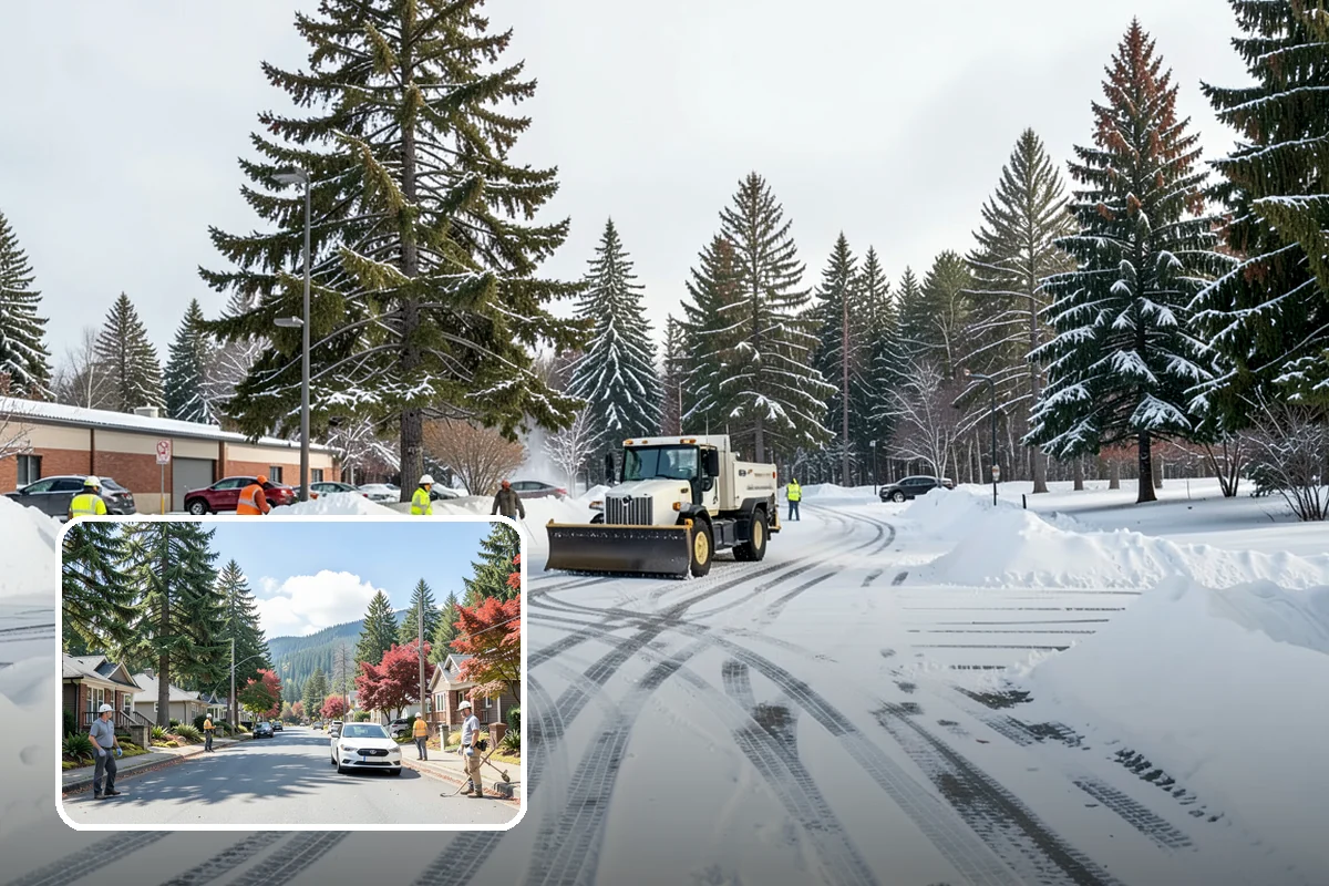Emergency Driveway Clearing in Hunts Point, King County, WA - Short-notice clearing to free trapped vehicles