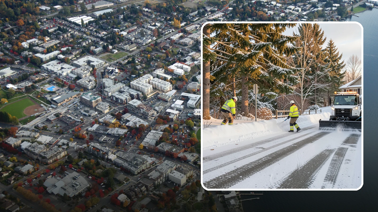 Emergency Driveway Clearing in Kirkland, King County, WA - We clear snowed-in driveways across Western Washington on short notice so you can get your vehicle out when a storm traps you at...