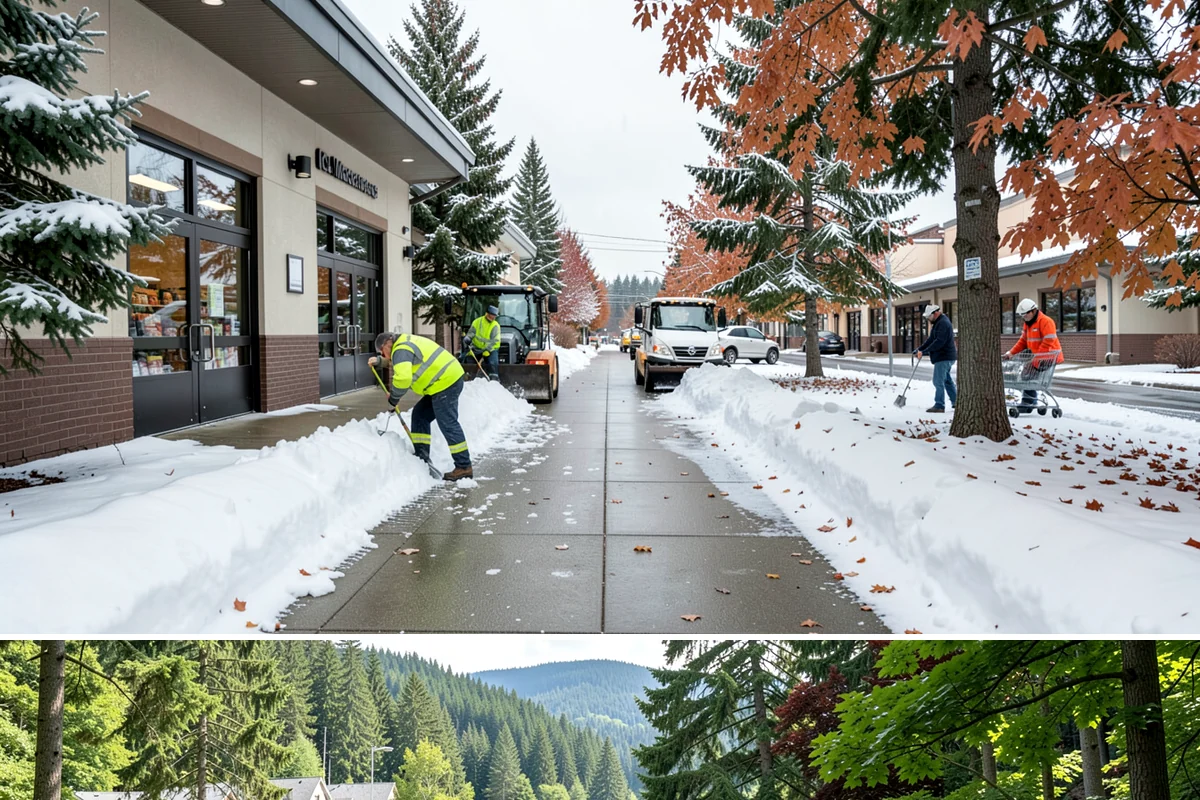 Emergency Driveway Clearing in Lake Forest Park, King County, WA - Emergency driveway clearing is available all winter, with heaviest demand during overnight lowland snow events from late fall...