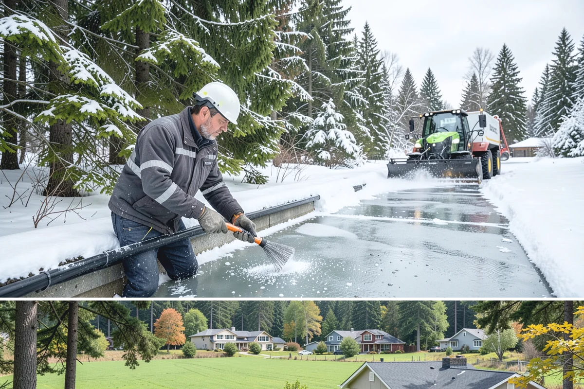Emergency Driveway Clearing in Lyman, Skagit County, WA - Emergency driveway clearing is available all winter, with heaviest demand during overnight lowland snow events from late fall...