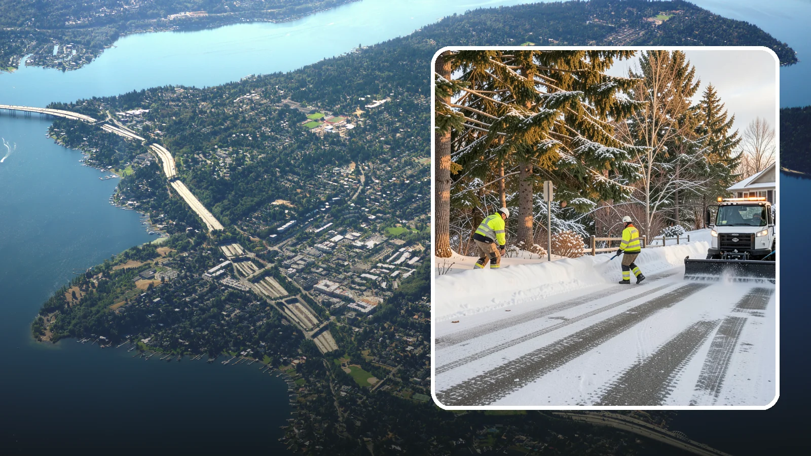 Emergency Driveway Clearing in Mercer Island, King County, WA - We clear snowed-in driveways across Western Washington on short notice so you can get your vehicle out when a storm traps you at...