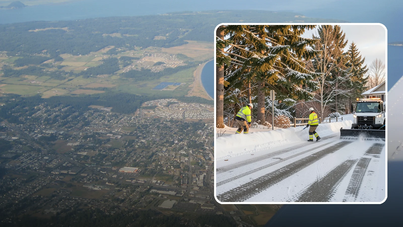 Emergency Driveway Clearing in Oak Harbor, Island County, WA - We clear snowed-in driveways across Western Washington on short notice so you can get your vehicle out when a storm traps you at...