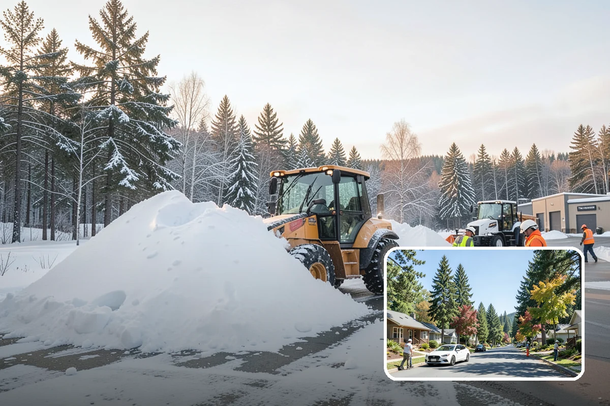 Emergency Driveway Clearing in Orting, Pierce County, WA - Short-notice clearing to free trapped vehicles