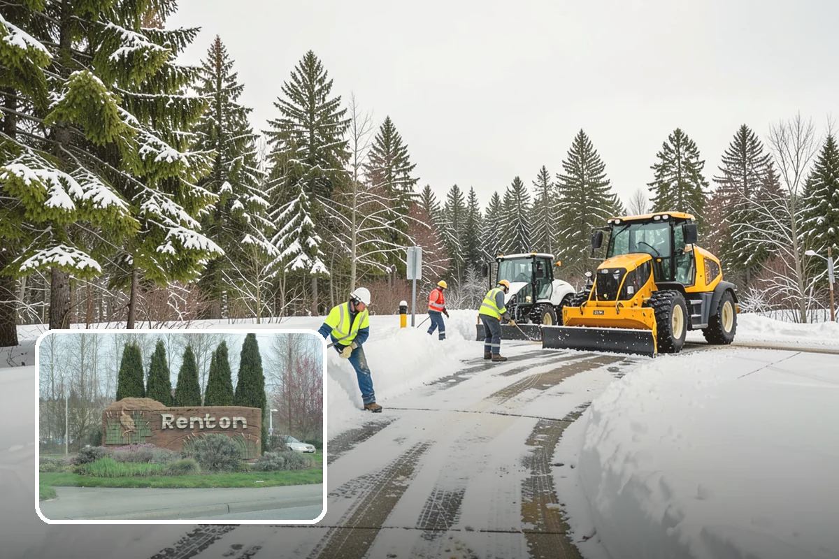 Emergency Driveway Clearing in Renton, King County, WA - Short-notice clearing to free trapped vehicles