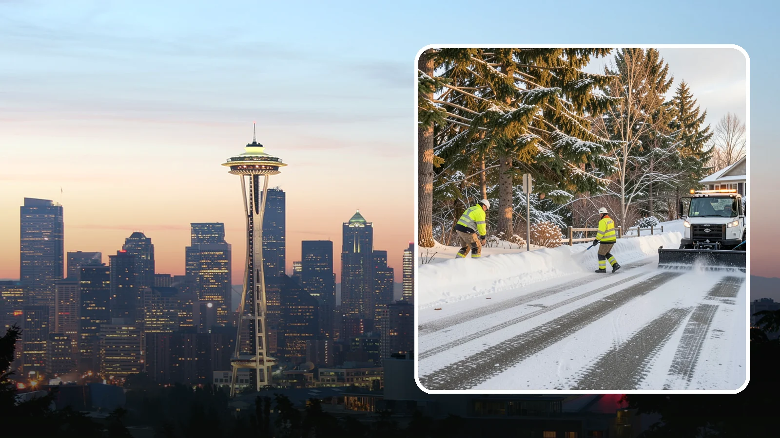 Emergency Driveway Clearing in Seattle, King County, WA - We clear snowed-in driveways across Western Washington on short notice so you can get your vehicle out when a storm traps you at...