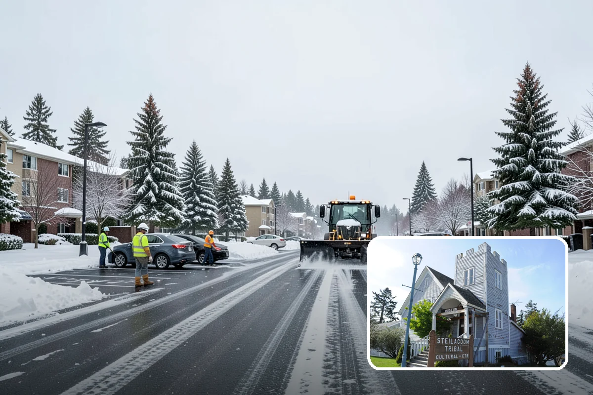Emergency Driveway Clearing in Steilacoom, Pierce County, WA - Short-notice clearing to free trapped vehicles