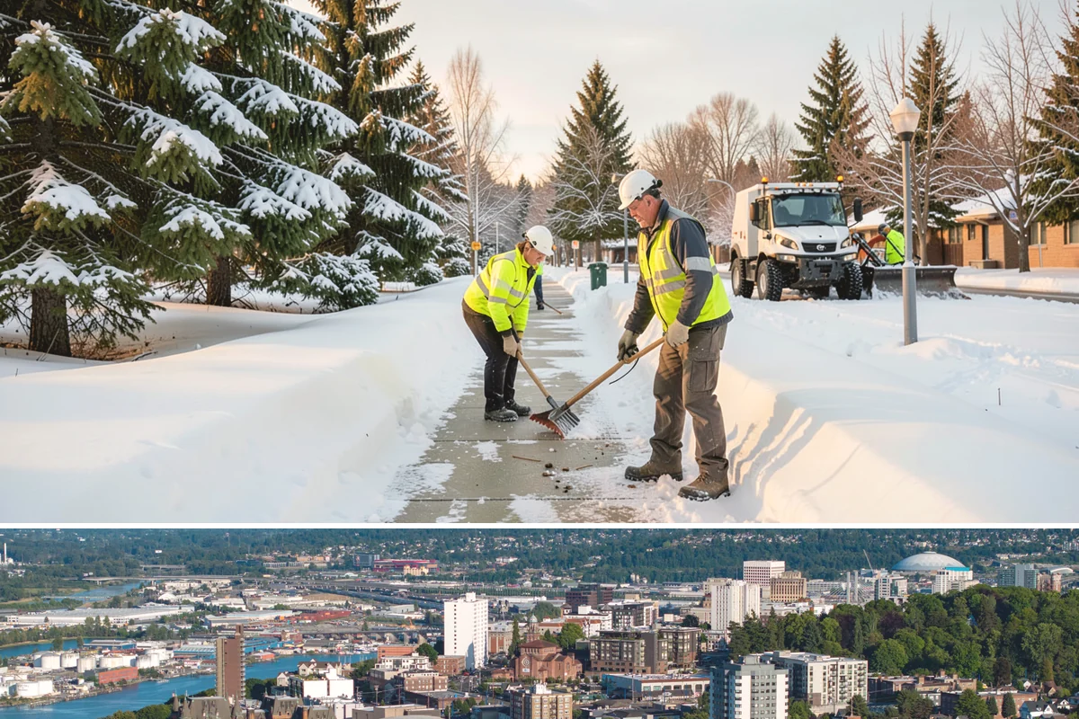 Emergency Driveway Clearing in Tacoma, Pierce County, WA - Emergency driveway clearing is available all winter, with heaviest demand during overnight lowland snow events from late fall...