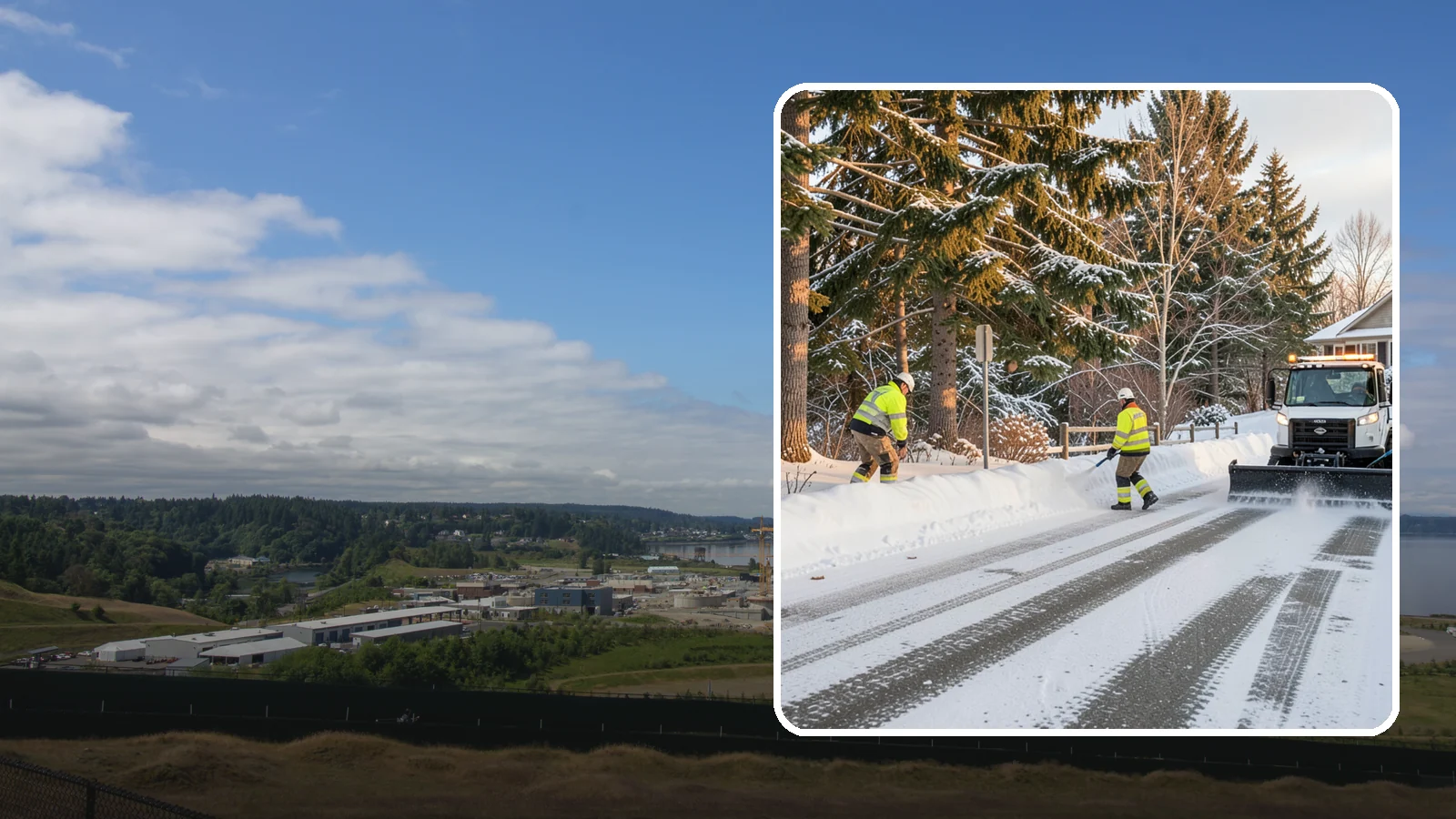 Emergency Driveway Clearing in University Place, Pierce County, WA - We clear snowed-in driveways across Western Washington on short notice so you can get your vehicle out when a storm traps you at...