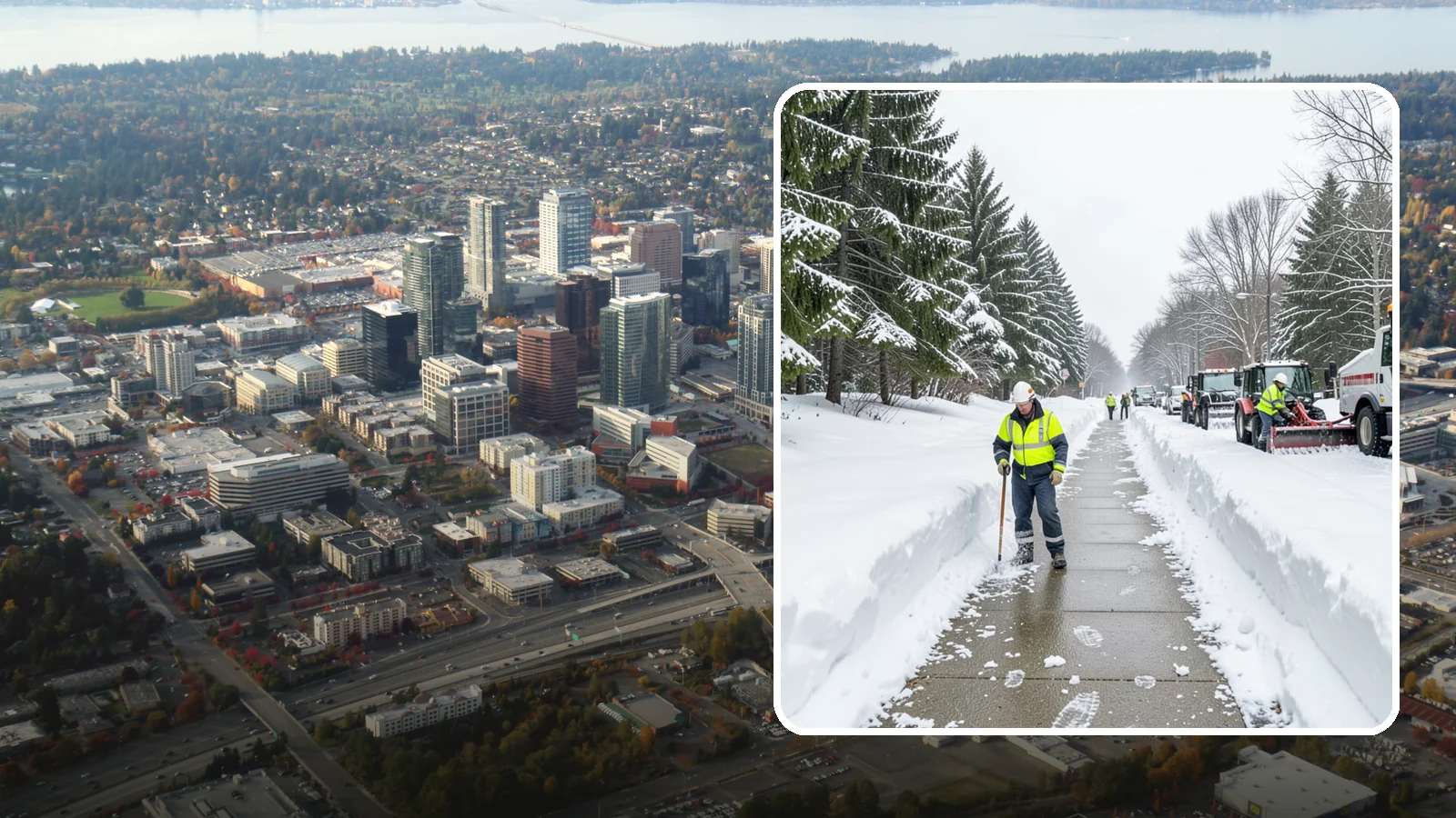 Emergency Parking Access in Bellevue, King County, WA - We rapidly reopen snowed-in parking lots and stalls across Western Washington so employees, customers, and residents can park and...