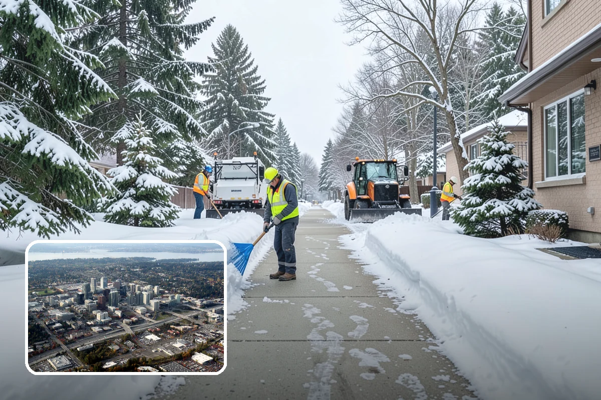 Emergency Parking Access in Bellevue, King County, WA - Fast reopening of snowed-in lots and stalls