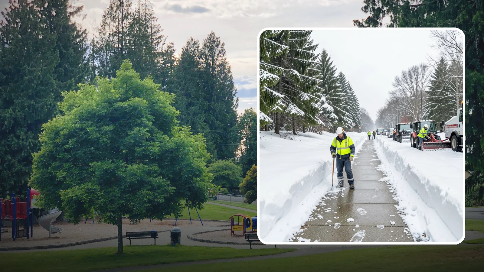 Emergency Parking Access in Bonney Lake, Pierce County, WA - We rapidly reopen snowed-in parking lots and stalls across Western Washington so employees, customers, and residents can park and...