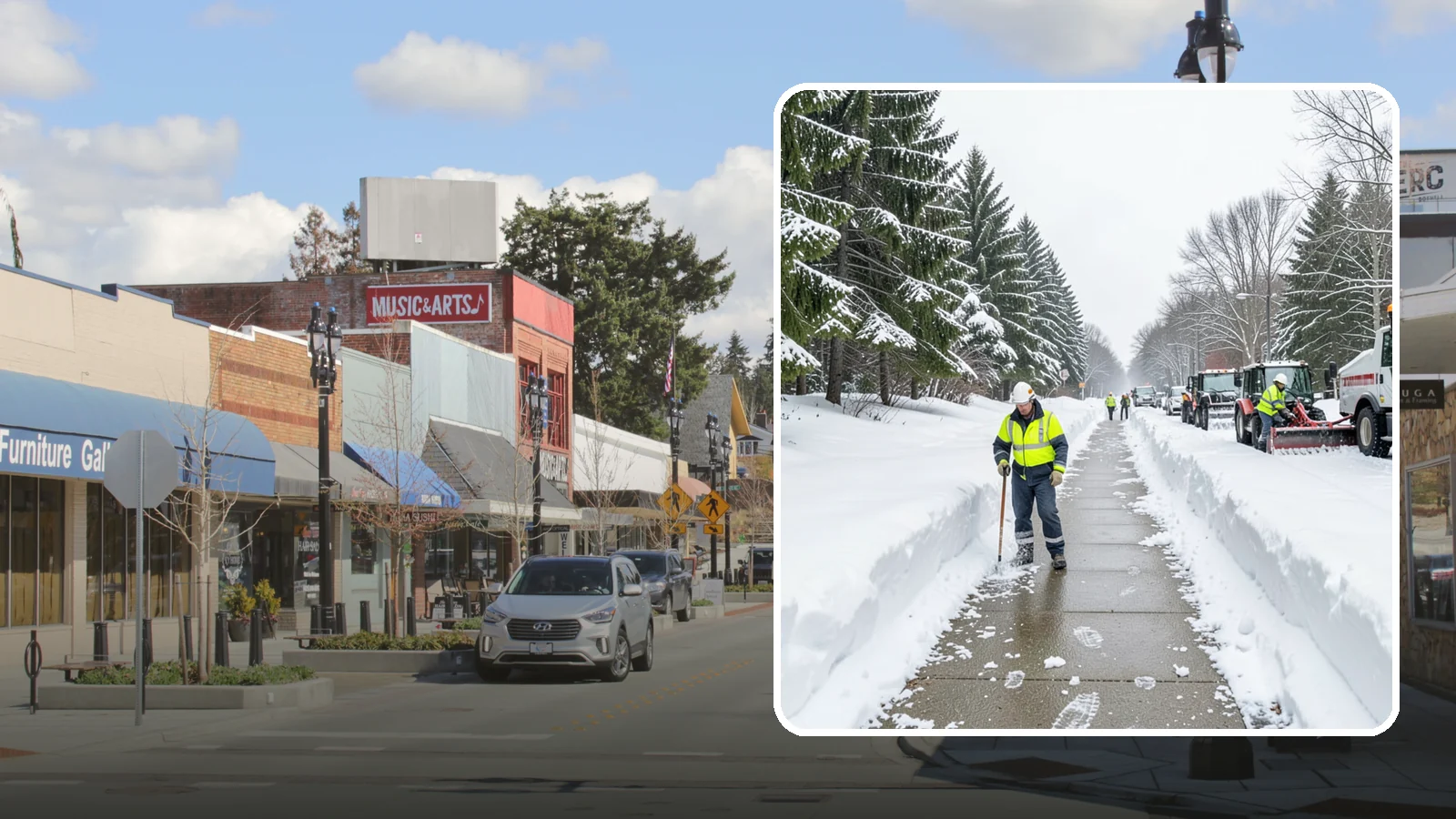 Emergency Parking Access in Bothell, King County, WA - We rapidly reopen snowed-in parking lots and stalls across Western Washington so employees, customers, and residents can park and...