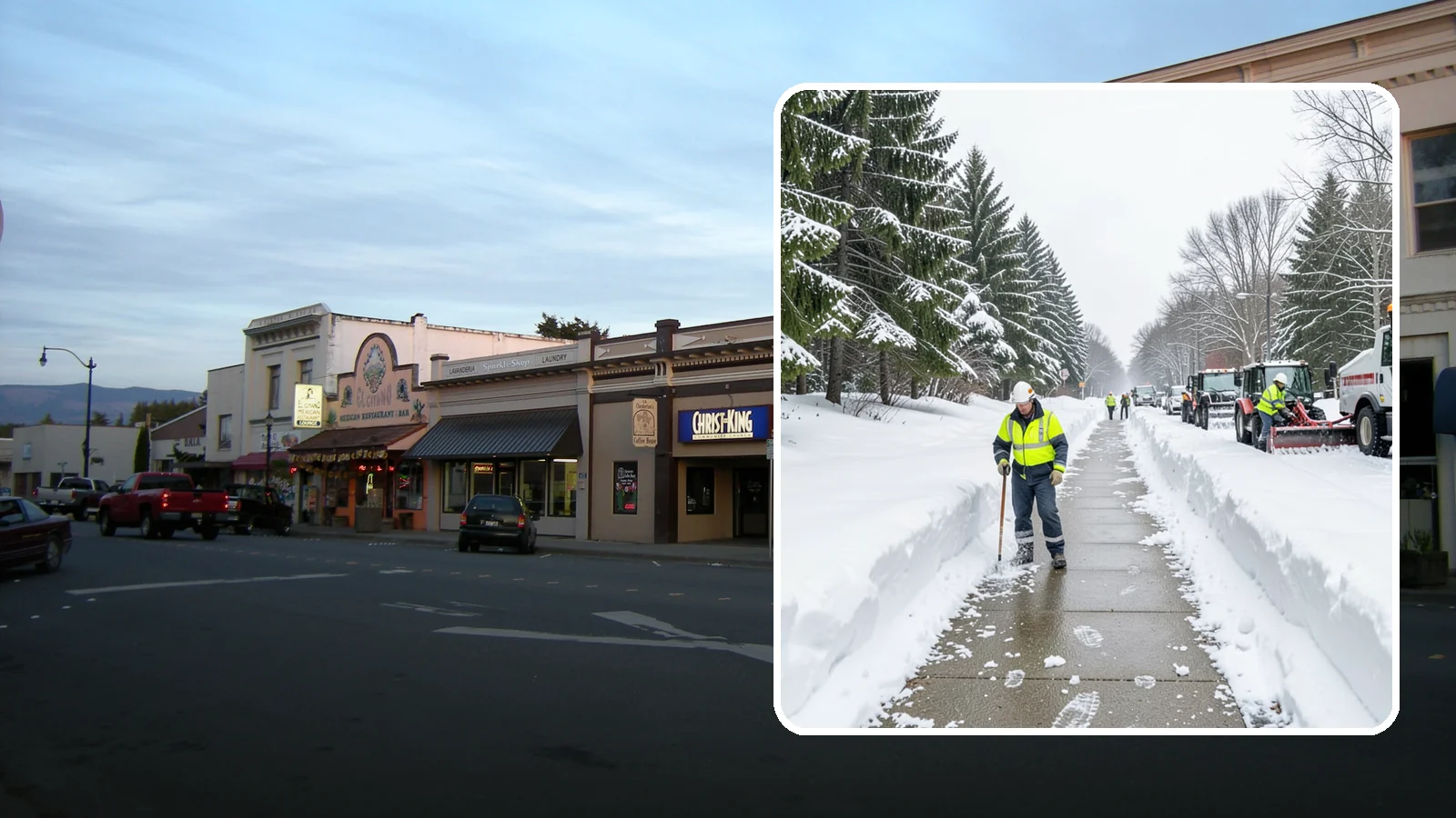 Emergency Parking Access in Burlington, Skagit County, WA - We rapidly reopen snowed-in parking lots and stalls across Western Washington so employees, customers, and residents can park and...